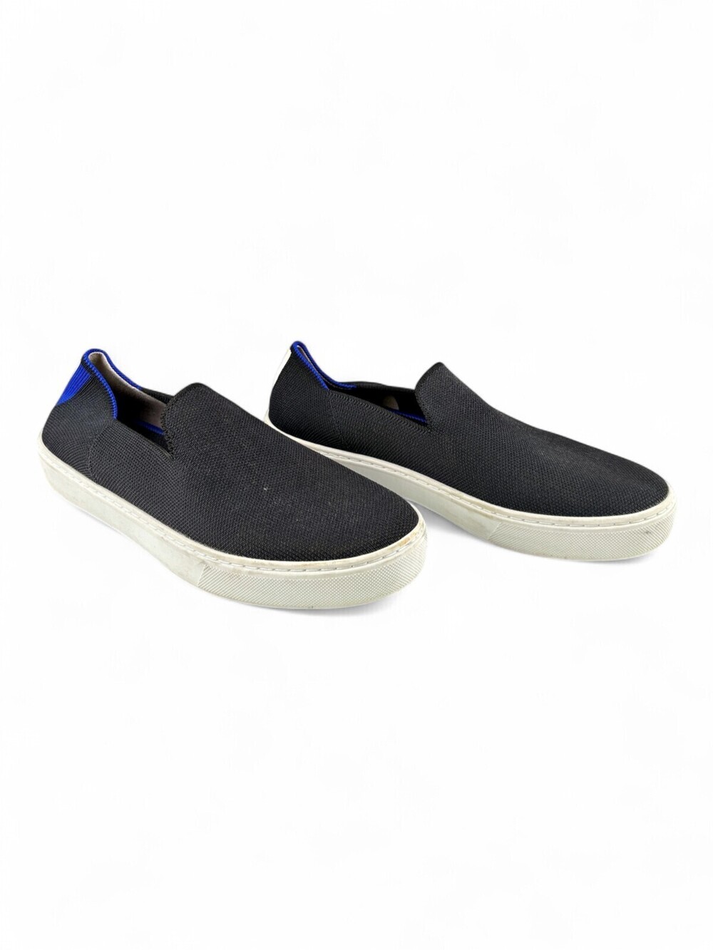 Rothy's Men's Black Knit Slip-On Loafers Size 7.5